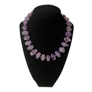 Amethyst Quartz Choker Necklace